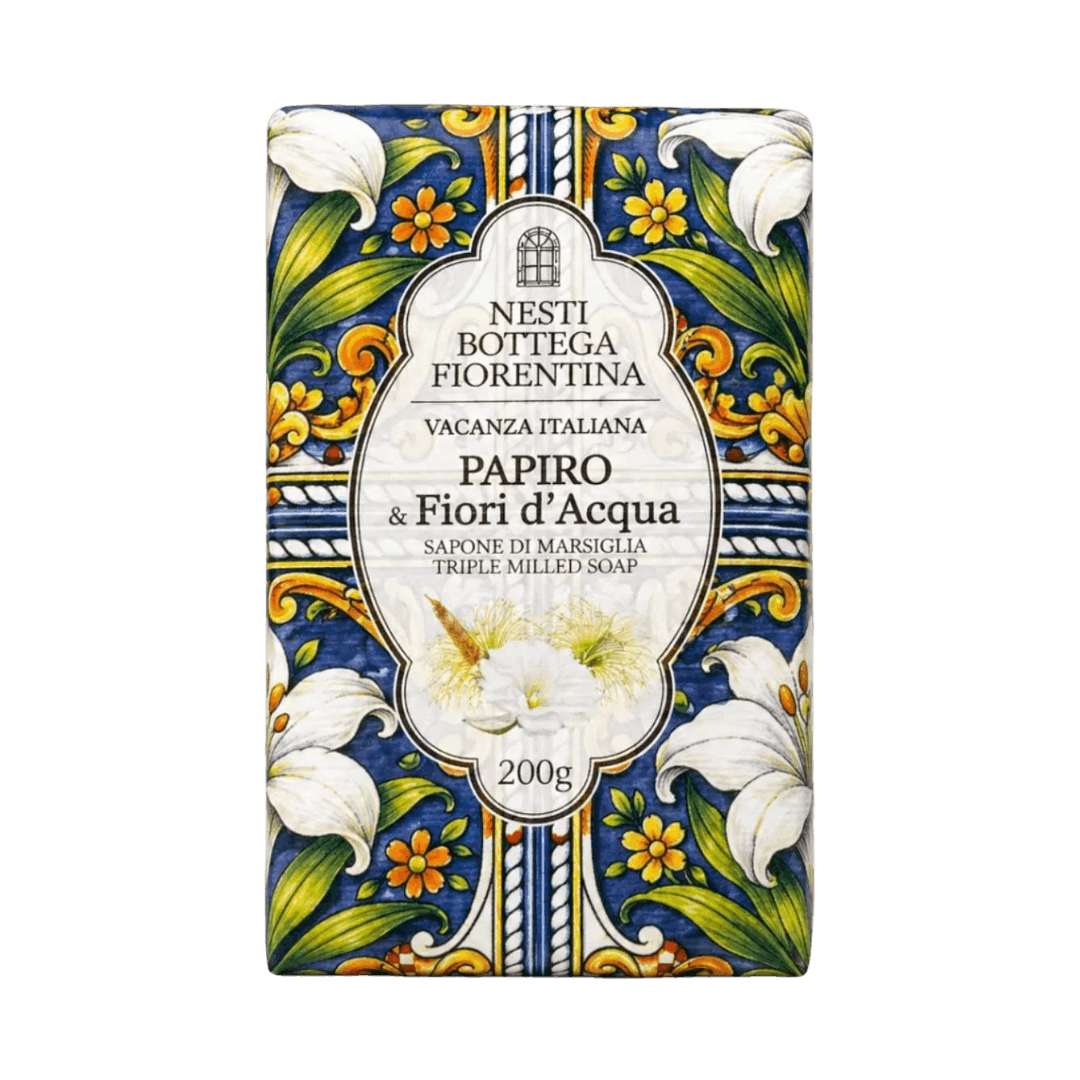 NESTI DANTE PAPIRO FIORI D'ACQUA SOAP ПАРФЮМИРОВАННОЕ  МЫЛО 